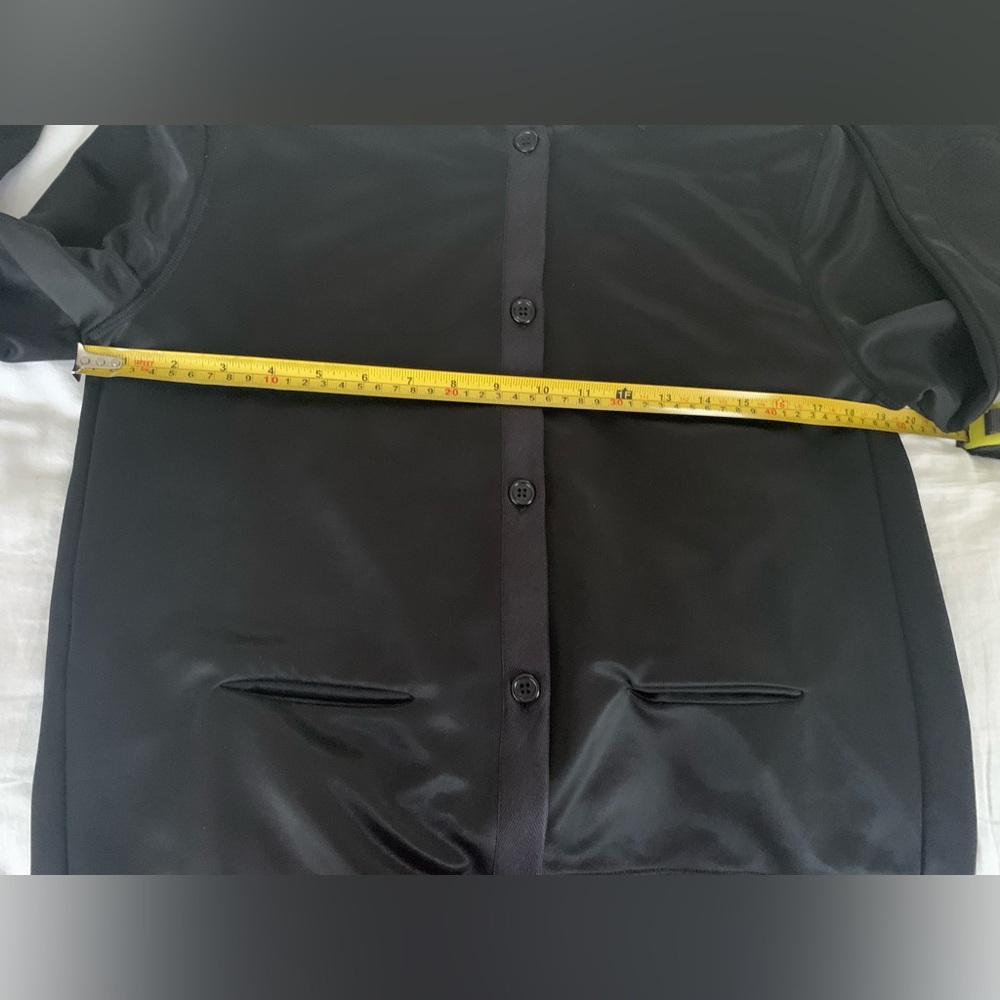 Prada Authentic Jacket: Black Polyester, Crewneck… - image 6